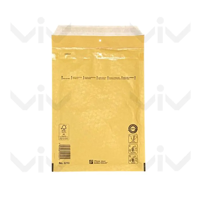 Luchtkussen Enveloppen, Bruin, 150 x 220 mm (C/13) - Luchtkussen envelop bruin c13 1 - 9350003