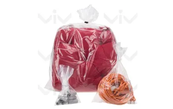 Plastic zakken (PE), Transparant, 10 x 2,5 x 25 cm, 20 micron - P l plastic zakken 4 5 - 6002834